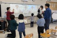 小学部桃組音楽の様子